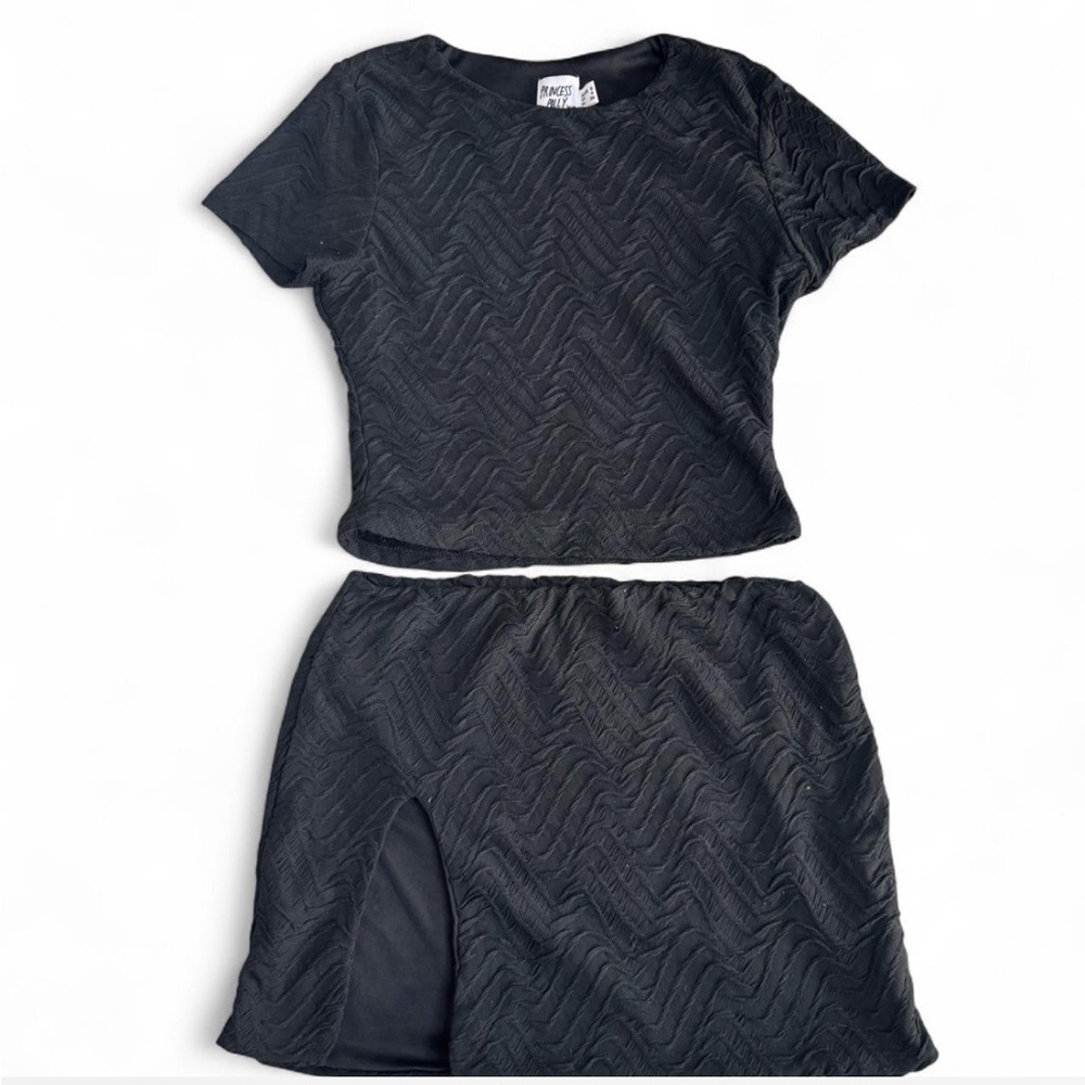 Princess Polly Black Skirt Set